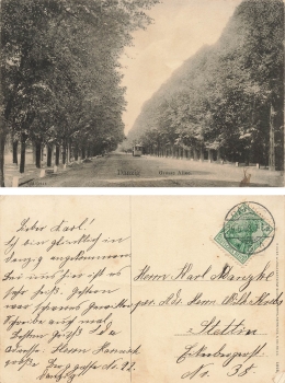 Danzig Grosse Allee o 19.6.1908