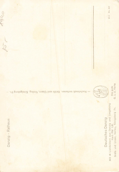 Danzig Rathaus * um 1930