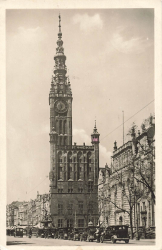 Danzig Rathaus Feldpost 1942