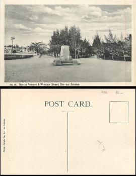 German East Africa Dar-es-Salaam Acicia Avenue & Windsor Street * circa 1930