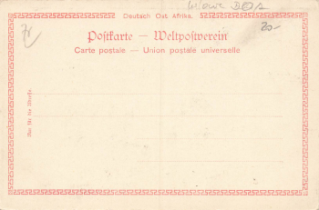 Dar es Salaam, German East Africa * around 1900