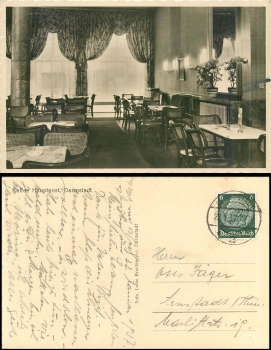 Darmstadt Kaffee Hauptpost inside o 22.01.1937