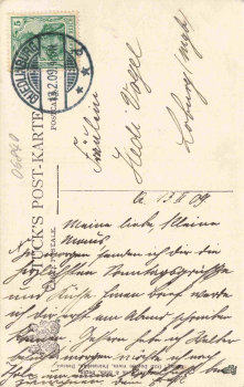 Dessau Postamt Franz Denkmal und Johanniskirche o 1908