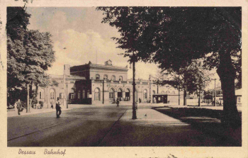 Dessau Bahnhof o 1945