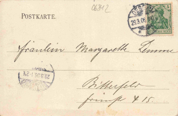 Dessau Roostrasse und Blumenthalstrasse o 1906