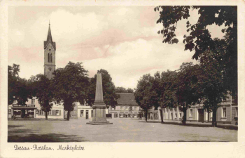 Dessau-Rosslau Marktplatz * um 1940