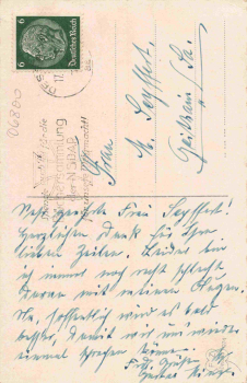 Dessau Mildensee Denkmal das tausendjährige Anhalt o 1941