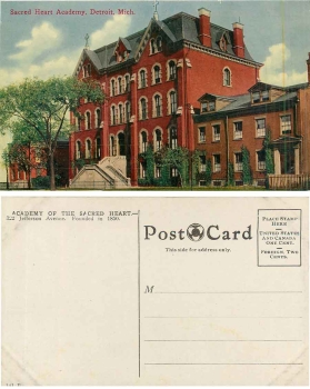 Michigan Detroit Sacred Heart Academy *ca.1910