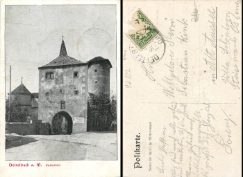 Dettelbach am Main Faltertor o 8.9.1908
