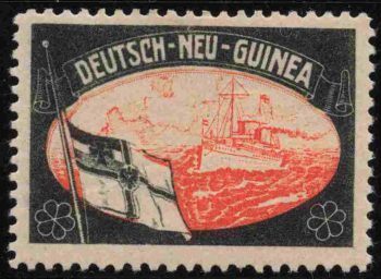 Deutsch-Neuguina Vignette um 1900