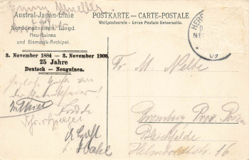 Simpsonhafen Deutsch-Neuguinea Agenturgebäude des Norddeutschen Lloyd o 1909