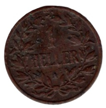 Deutsch Ostafrika 1 Heller 1913 A