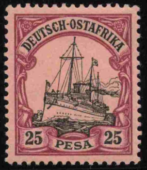 Deutsch-Ostafrika Michel 17 * ungebraucht Kaiseryacht 