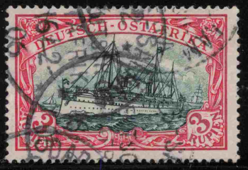 German East Africa Michel 21, used, Imperial Yacht