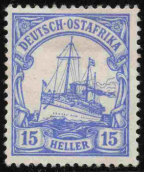 German East Africa Michel 25 * unused Imperial Yacht