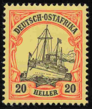 German East Africa Michel 26 * unused Imperial Yacht