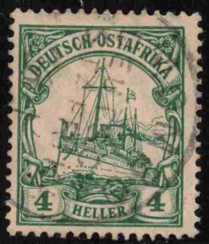 German East Africa Michel 31 o (cancelled) Kaiser's Yacht