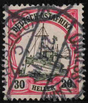 German East Africa Michel 35 o (cancelled) Kaiser's Yacht