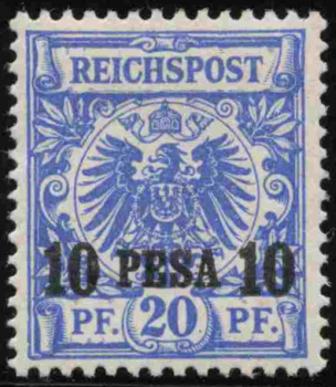 Deutsch-Ostafrika Michel 4 * ungebraucht Krone Adler