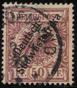 Deutsch-Südwestafrika Michel 10 o gestempelt Krone Adler 