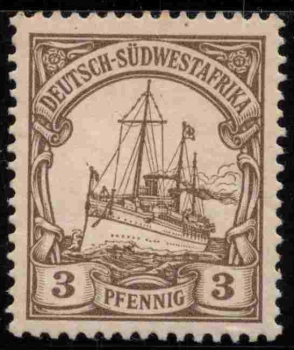 Deutsch-Südwestafrika Michel 11 * ungebraucht Kaiseryacht