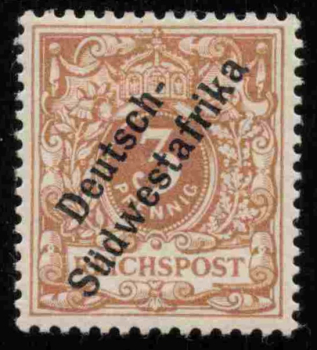 Deutsch-Südwest-Afrika Michel 5 b * ungebraucht Krone Adler