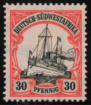 Deutsch-Südwestafrika Michel 28 * ungebraucht Kaiseryacht