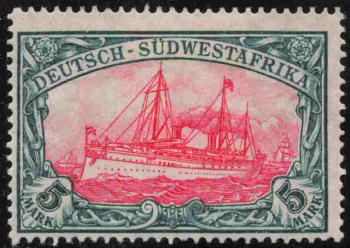 Deutsch-Südwestafrika Michel 32 B * ungebraucht Kaiseryacht