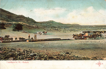 Klein Kubub Watering Place, German South West Africa * around 1910est Africa * circa 1910