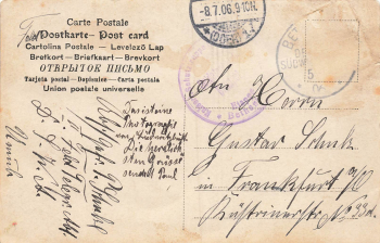 Soldaten der Schutztrppe Deutsch-Südwestafrika Echtfoto Feldpost Etappe Bethanien 5.6.1906