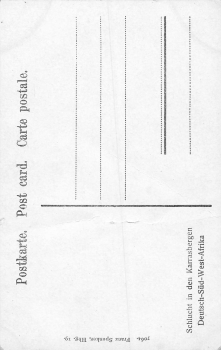 Schlucht in den Karrasbergen Deutsch-Südwestafrika * um 1910