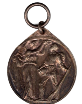 Deutsche Ehrendenkmuenze des Weltkriegs vergoldet Deutsche Ehrenlegion