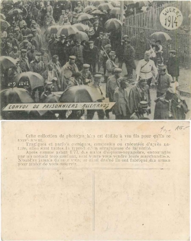 Deutsche Kriegsgefangene in Frankreich * 1914