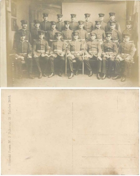 Deutsche Offiziere 1.WK Foto Sikorski Posen * um 1914