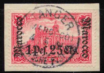 German Post in Morocco Michel 30 A o (cancelled)