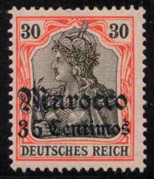 German Post in Morocco Michel 38 * unused Germania