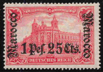 German Post in Morocco Michel 43 * unused