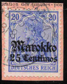 Deutsche Post in Marokko Michel 49 o gestempelt Germania