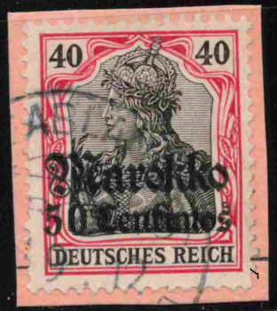 Deutsche Post in Marokko Michel 52 o gestempelt Germania 