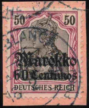 Deutsche Post in Marokko Michel 53 o gestempelt Germania