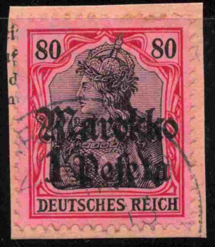 Deutsche Post in Marokko Michel 54 o gestempelt Germania 