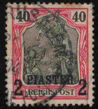 Deutsche Post in der Türkei Michel 17 I o gestempelt Germania