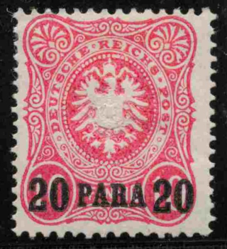 Deutsche Post in der Türkei Michel 2 * Reichsadler im Oval 