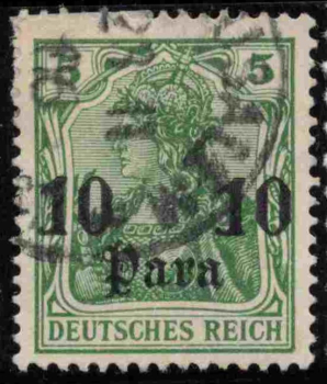 Deutsche Post in der Türkei Michel 24 o gestempelt Germania