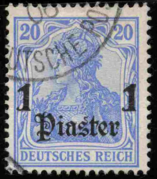 Deutsche Post in der Türkei Michel 26 o gestempelt Germania