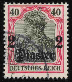 Deutsche Post in der Türkei Michel 29 o gestempelt Germania