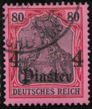 Deutsche Post in der Türkei Michel 31o gestempelt Germania