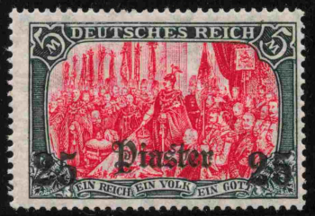 German Post in Turkey Michel 47 * unused