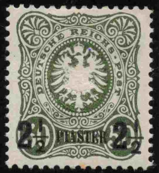 Deutsche Post in der Türkei Michel 5 * ungebraucht Reichsadler im Oval