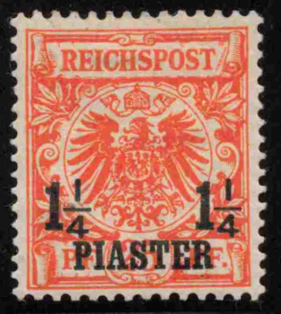 Deutsche Post in der Türkei Michel 9 * ungebraucht Krone Adler